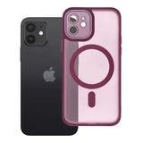 Silicone VARIETE MAG ümbris iPhone 12 (viinamari)