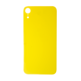 Varuosa iPhone XR tagumine klaas suurema avaga kaamera jaoks (kollane)