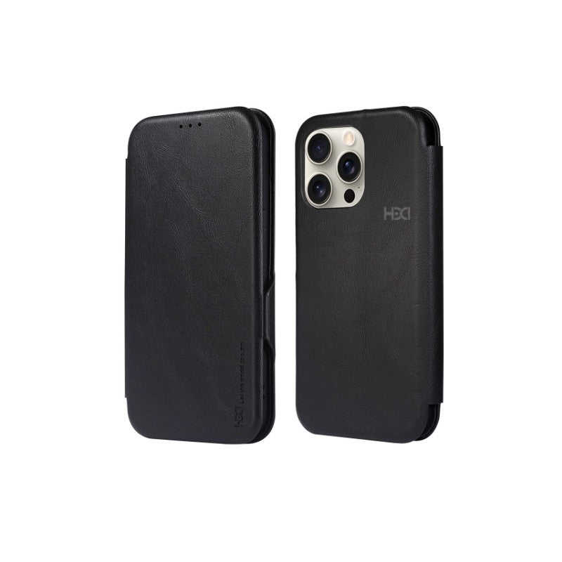 Ümbris kaanega HDD Clasp Wallet Case Samsung A515 A51 (must)