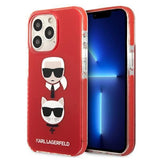 Karl Lagerfeld Ümbris KLHCP13LTPE2TR Iphone 13 Pro (punane)