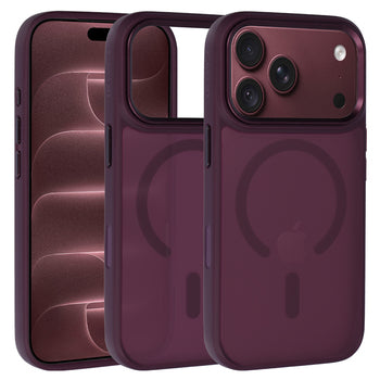 Ümbris Liavec Cloudy Case iPhone 17 / 18 Pro (burgundy)