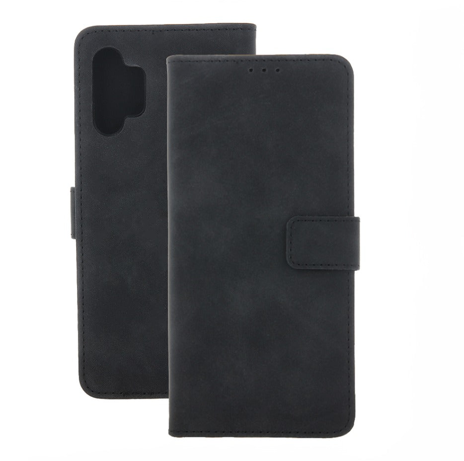 Ümbris kaanega Smart Velvet Samsung A23 (must)