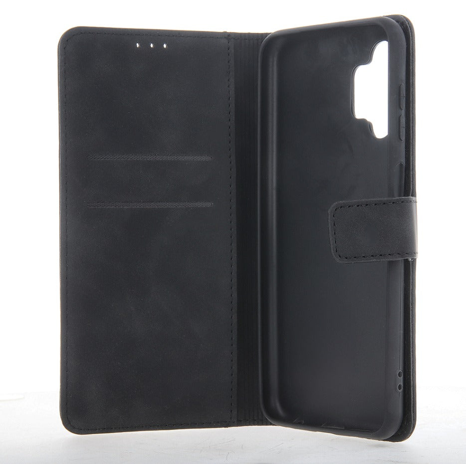 Ümbris kaanega Smart Velvet Samsung A23 (must)