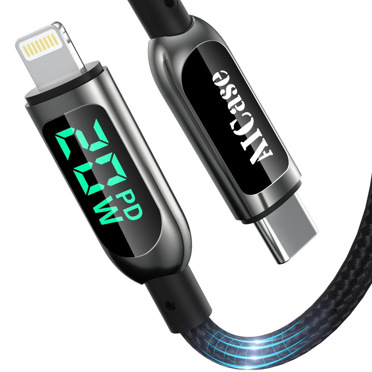 Aicase juhe 20W Type-C to Lightning 1,2M (must)