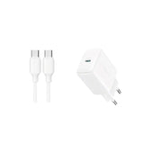 Adapter Joyroom JR-TCF20 Type-C + Type-C PD20W (valge)